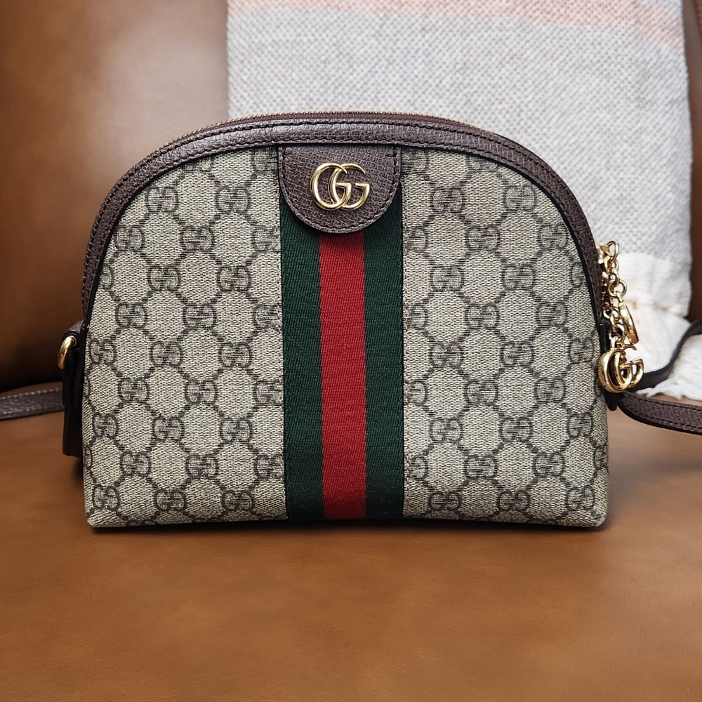 GUCCI Ophidia GG Supreme Small Shoulder Bag